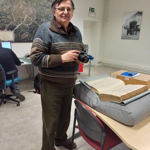 Inventarisatie in het Stadsarchief